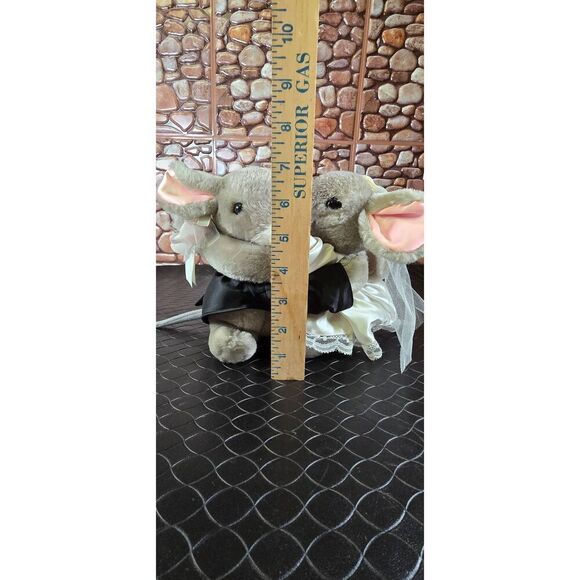 Vintage Dakin "Moustrimony" wedding plush set from 1986 - Picture 7 of 8